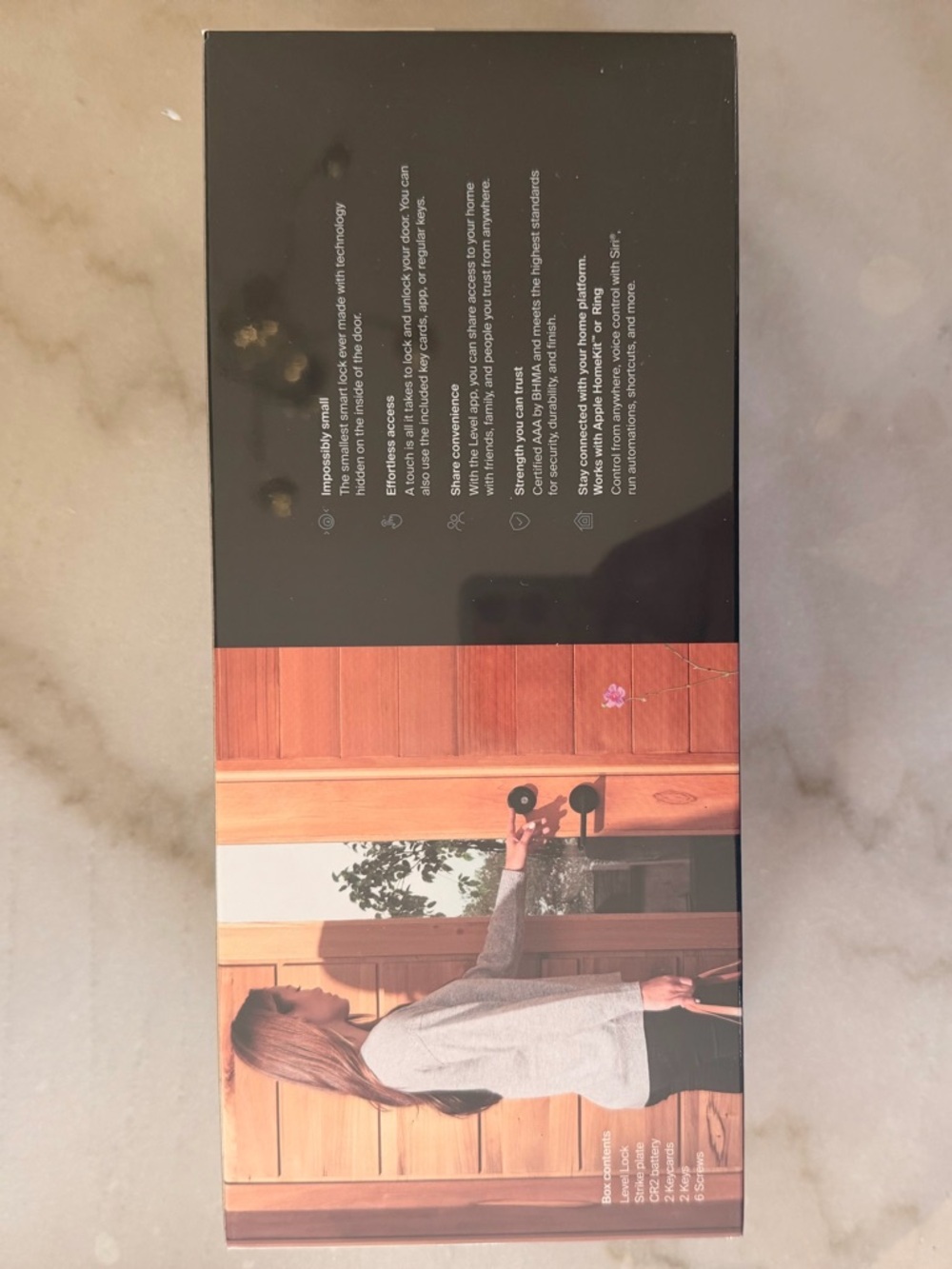 Level Lock Touch Edition Smart Lock Matte Black Smart - Picture 3 of 5